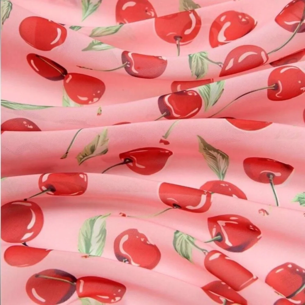 Cherry  scarf luxurious new